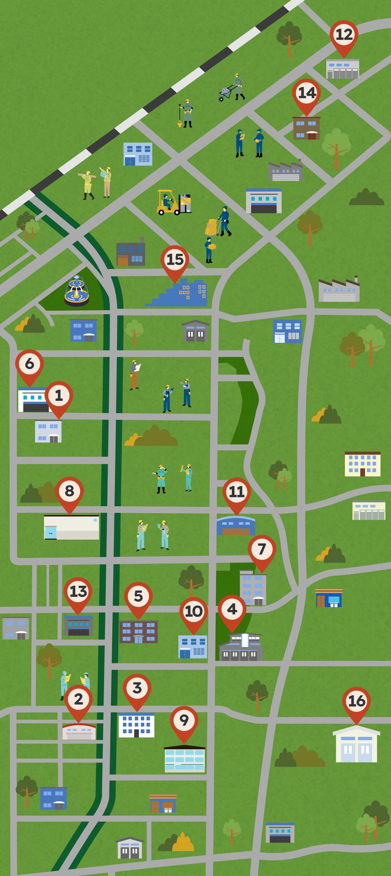 ひらいで工業団地マップ